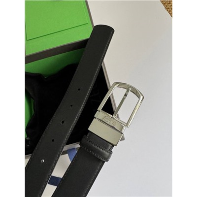 Мужской двухсторонний ремень в деловом стиле  Ermenegild*o Zegn*a