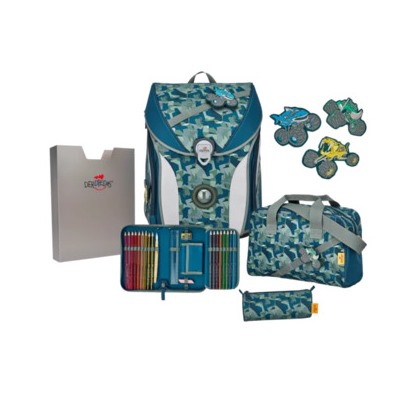 DerDieDas ErgoFlex MAX Schulranzen-Set Monster Truck