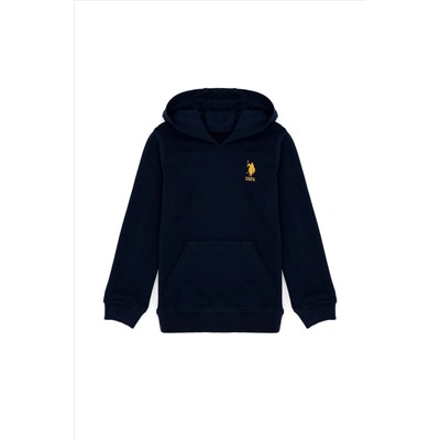 Erkek Çocuk Lacivert Kapüşonlu Sweatshirt