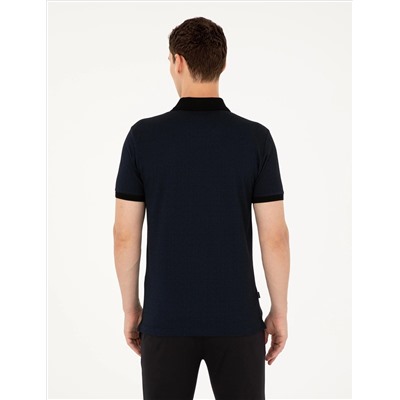 Lacivert Slim Fit Tişört