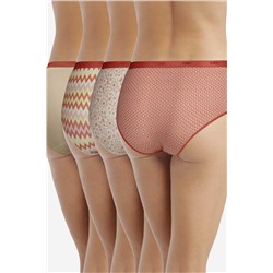 Pack 4 culottes estampados