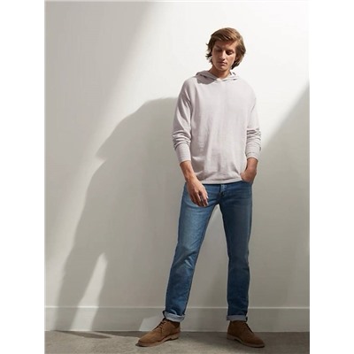 Мужской тонкий свитер с капюшоном Банан-републик*а