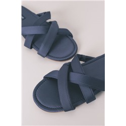 Zapatillas casa satén tiras cruzadas