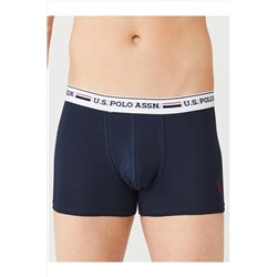 U.S. Polo Assn. U.S. Polo Assn. Erkek Kırmızı - Gri Melanj - Lacivert 3 Lü Boxer