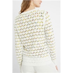 Jersey punto de ganchillo cenefas