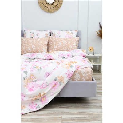 Простыня поплин Цветочный рай-компаньон