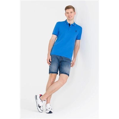 Erkek Saks Basic Polo Yaka Tişört