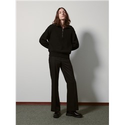 RE.DESIGN Pullover mit Stehkragen