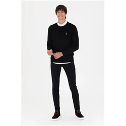 Erkek Siyah Basic Kazak