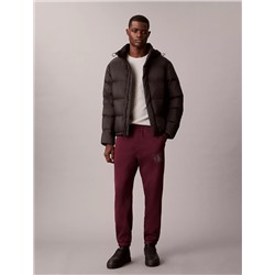 Fleece Layered Monogram Graphic Sweatpants