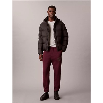 Fleece Layered Monogram Graphic Sweatpants