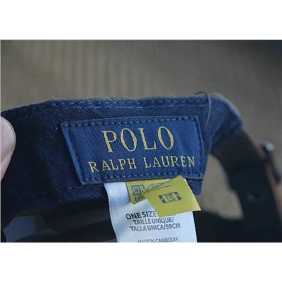 Бейсболка с кожаным ремешком и принтом в виде трендового мишки 💙 Pol*o Ralp*h Laure*n