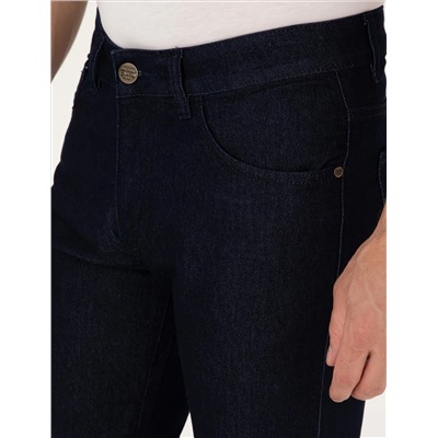 Koyu Lacivert Straight Fit Jean Pantolon
