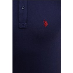 Erkek Lacivert Basic Polo Yaka Tişört