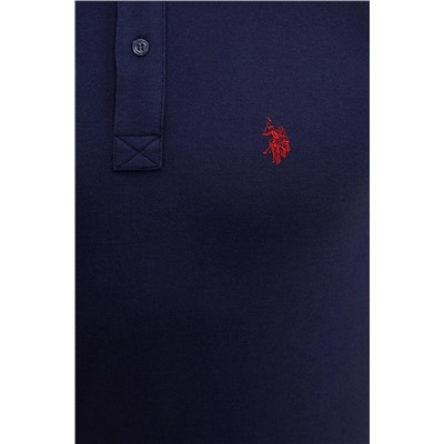 Erkek Lacivert Basic Polo Yaka Tişört