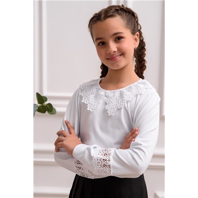 Блузка Флорентина длинный рукав школьная