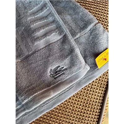 Комплект роскошных жаккардовых полотенец из 3х предметов  (4 цвета)