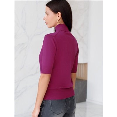 Джемпер тонкой вязки из хлопка с нейлоном