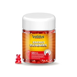 Validus Energy Taurine + Glucoronolactone 120 Gummies