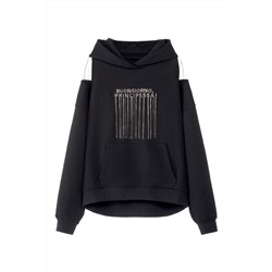 Sudadera con capucha Negro