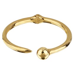 Браслет Гвоздь (бусина 12мм; покрытие золото), Есть комплект