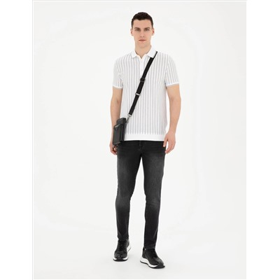 Beyaz Slim Fit Tişört