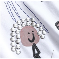 Женская футболка с интересным принтом   ДЖЕЙ*ЭН*БИ*УАЙ