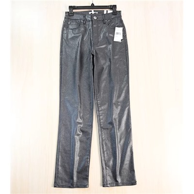 Женские глянцевые эластичные штаны