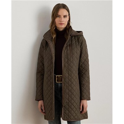 Lauren Ralph Lauren Women's Hooded Quilted Coat