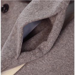 Длинное испанское шерстяное пальто Massim*o Dutti