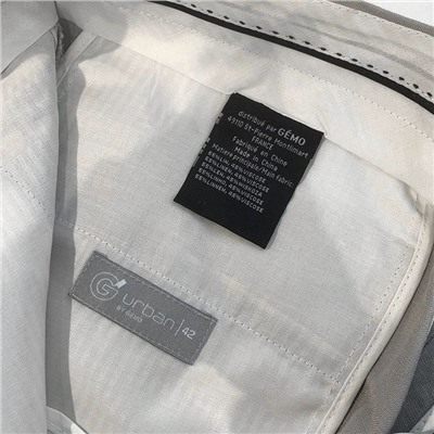 Мужские брюки из смесового французского льна, экспорт  Urba*n by Gem*o