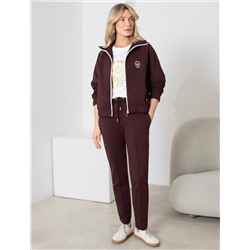 Трикотажные брюки на резинке из футера двухнитки эластичные