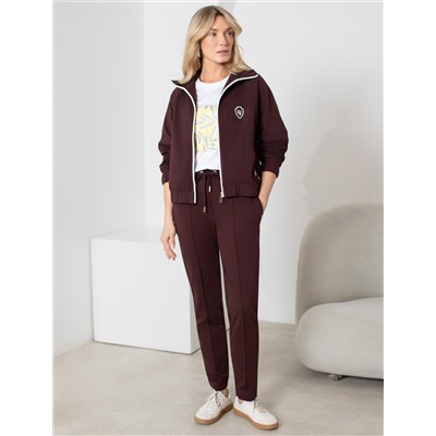 Трикотажные брюки на резинке из футера двухнитки эластичные