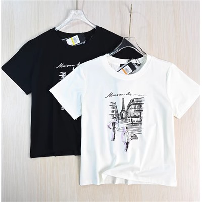 Хлопковая футболка КАР*Л 😎