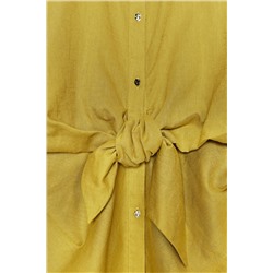 CAMISA NUDO CON LINO