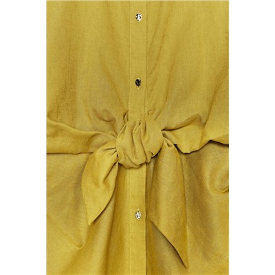 CAMISA NUDO CON LINO