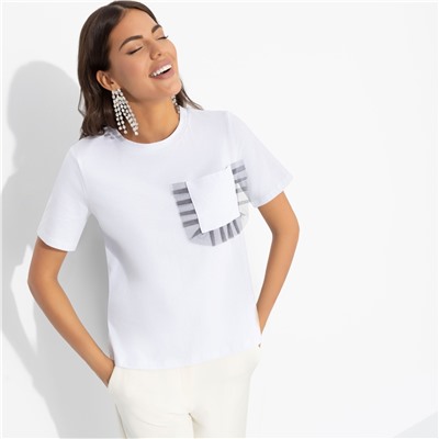 Футболка из хлопка, Мой креатив (new white)