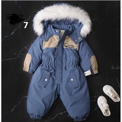 Детский теплый комбинезон