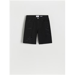 Shorts im Regular-Fit aus Denim