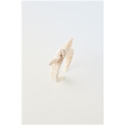 OPENWORK HEADBAND WITH BOW