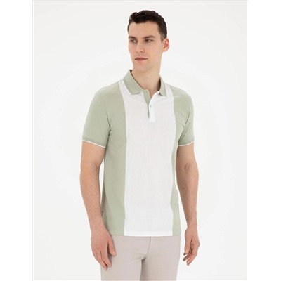 Yeşil Slim Fit Tişört