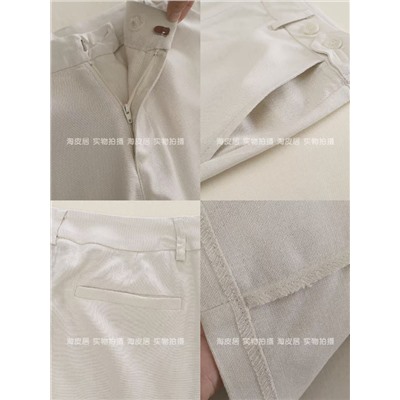 Женские широкие брюки из смесового льна и вискозы  Forever* 21