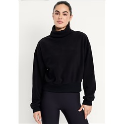 Performance Microfleece Mock Neck Sweatshirt