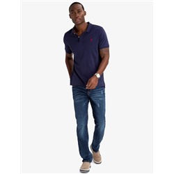 SOLID INTERLOCK POLO SHIRT