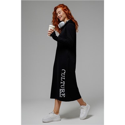 8520 Платье с капюшоном