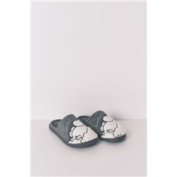 Zapatillas casa borreguito gris Moomin