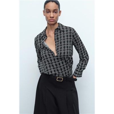 GEOMETRIC PRINT SHIRT