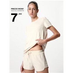 PACK OF 2 SHORT SLEEVE SPORTS T-SHIRTS
