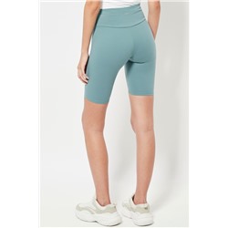 Leggings ciclista cintura alta - Turquesa