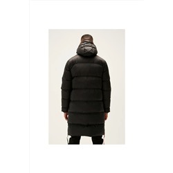 Bad Bear Goose Tail Puffer Siyah Erkek Kapüşonlu Uzun Mont 22.02.15.001-c01